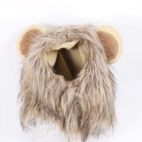 Cute Lion Mane Cat Pet Wig