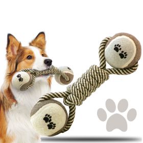 Dog Braided Rope Toy Durable Dog Toys for Aggressive Chewers Dog Chew Toys Teeth Cleaning Safe Bite Resistant Toothbrush Stick for Puppies & Middle Do