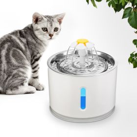 Pet Automatic LED Fountain 81oz / 2.4L Water Dispenser for Cats Dogs