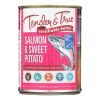 Tender & True - Dog Food Salmon&swt Pot - Case of 12 - 13.2 OZ
