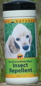 Ear & Facial Body Wipes, Insect Repellent (Dog)