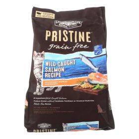 Castor and Pollux Pristine Grain Free Dry Cat Food - Wild-Caught Salmon - Case of 5 - 3 lb.