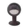 Modern Cat Bed Fancy Design Espresso Color Wicker Lounge