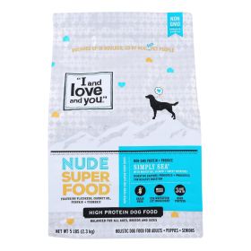 I And Love And You Dog Dry Food Simply Sea Recipe  - Case of 3 - 5 LB