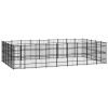 Outdoor Dog Kennel Steel 446.4 ft²