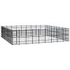 Outdoor Dog Kennel Steel 803.5 ftÂ²