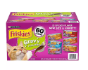 Purina Friskies Gravy Wet Cat Food, Variety Pack (5.5 oz., 60 ct.)