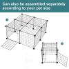 Small Pet Playpen, Metal Wire Apartment-style Two-storey Animal Fence and Kennel YJ