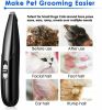 Pet Dog Cat Electric Trimmer Hair Clipper Low Noise Shaver Scissor Grooming Kit