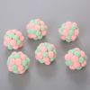 6Pcs Plush Bell Pom-pom Balls Interactive Playing Chewing Training Toys for Cats Kitten