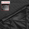 Pet Dog  Car Seat Cover Rear BackTravel Waterproof Bench Protector Luxury -Black XH