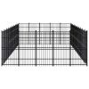 Outdoor Dog Kennel Steel 496 ftÂ²