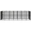 Outdoor Dog Kennel Steel 208.3 ftÂ²