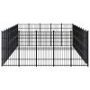 Outdoor Dog Kennel Steel 446.4 ftÂ²