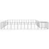 Dog Kennel Black 403.8ftÂ² Steel