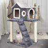 36 Inch Tower Condo Scratching Posts Ladder Cat Tree