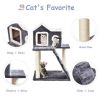 36 Inch Tower Condo Scratching Posts Ladder Cat Tree