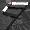 Pet Dog  Car Seat Cover Rear BackTravel Waterproof Bench Protector Luxury -Black XH