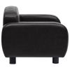 Dog Sofa Black 31.5"x19.7"x15.7" Faux Leather