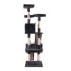 Indoor Multi-Level Kitten Condo House 67'' Cat Tree Tower With Scratching Posts