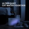 Automatic Cat Water Fountain,Boqii 68oz/2L Visible Water Level Cat Water Dispenser,Automatic Thermal Sensor Ultra Quiet with Wireless Water Pump & Fil