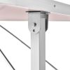 Midium size 36&quot; steel legs foldable nylon clamp adjustable arm rubber mat pet grooming table