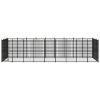 Outdoor Dog Kennel Steel 357.1 ftÂ²