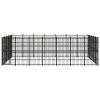 Outdoor Dog Kennel Steel 347.2 ftÂ²