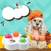Dog Treat Dispenser Puzzle Feeder Pets Interactive Iq Toy Feeding Game, Non-Slip Puppy Slow Feeder Pet Leakage Toy