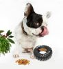 Dog Pet Chew Tires, Durable Natural Rubber Chew Resistant Toy Treat Feeder Dispenser, Dogs Teeth Cleaning Toy, Dog Playing Interaction Iq Training