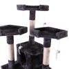 Indoor Multi-Level Kitten Condo House 67'' Cat Tree Tower With Scratching Posts