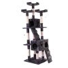 Indoor Multi-Level Kitten Condo House 67'' Cat Tree Tower With Scratching Posts