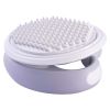 Pet Life 'Gyrater' Swivel Travel Silicone Massage Grooming Cat Brush