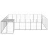 Dog Kennel Silver 169.3 ftÂ² Steel