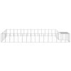 Dog Kennel Silver 286.5 ftÂ² Steel