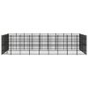 Outdoor Dog Kennel Steel 446.4 ftÂ²