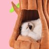 Tree Shaped Pet Cat Home Sleeping Bed Tree, Tent Home Pet Cat Dog Bed Semi-Closed Nest Cushion Tree Shape House Cave Cute Detachable Warm Cave