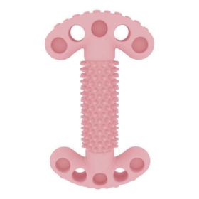 pet anti-biting bone toy multicolor (Color: Pink)