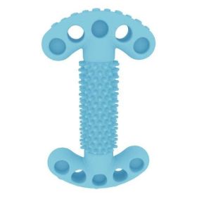 pet anti-biting bone toy multicolor (Color: Blue)