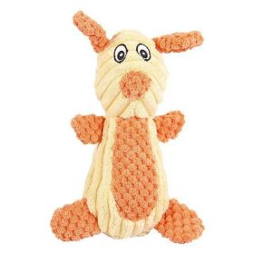 Corduroy pet dog toy (Color: Rabbit)