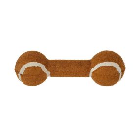 pet toy tennis dumbbell (Color: Khaki)