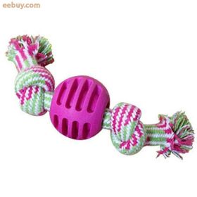 cotton chew toys (Color: Rose Red)