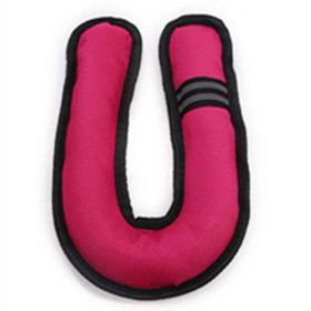 dog frisbee toy (Color: rose red 4)