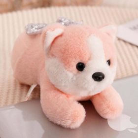 funny animals plush pendant toy (Color: pink dog)