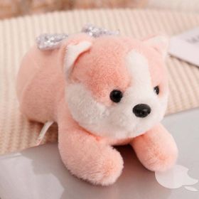 funny animals plush pendant toy (Color: pink dog)