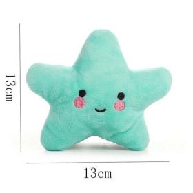 duck starfish animal squeak dog toy (Color: E-green)