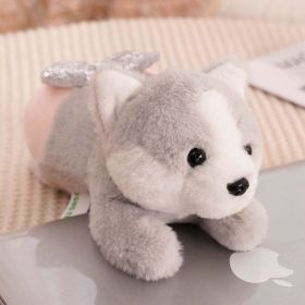 funny animals plush pendant toy (Color: grey dog)