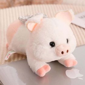 funny animals plush pendant toy (Color: white pig)