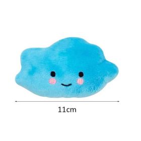 dog bite resistant toy squeaky (Color: Blue Cloud)