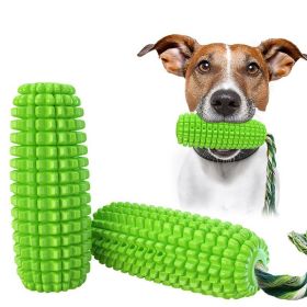 corn toothbrush molar stick dog toys (Color: green)